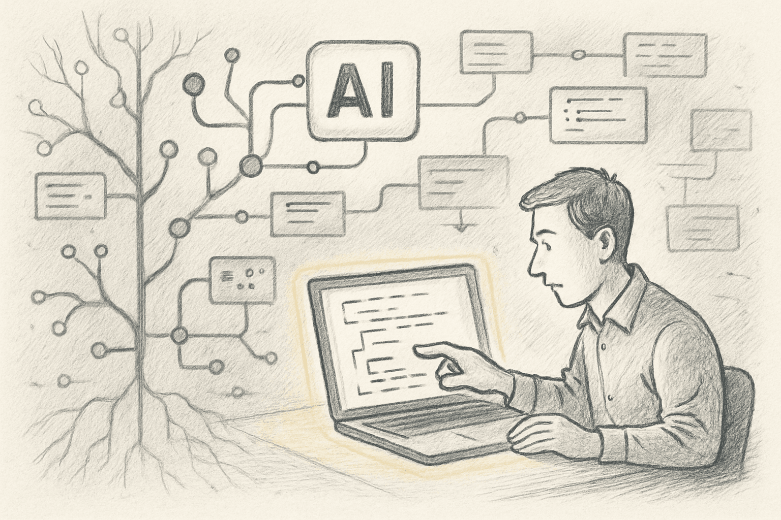 Illustration for Getting started with AI-assisted development in the Eclipse Foundation Software Development team