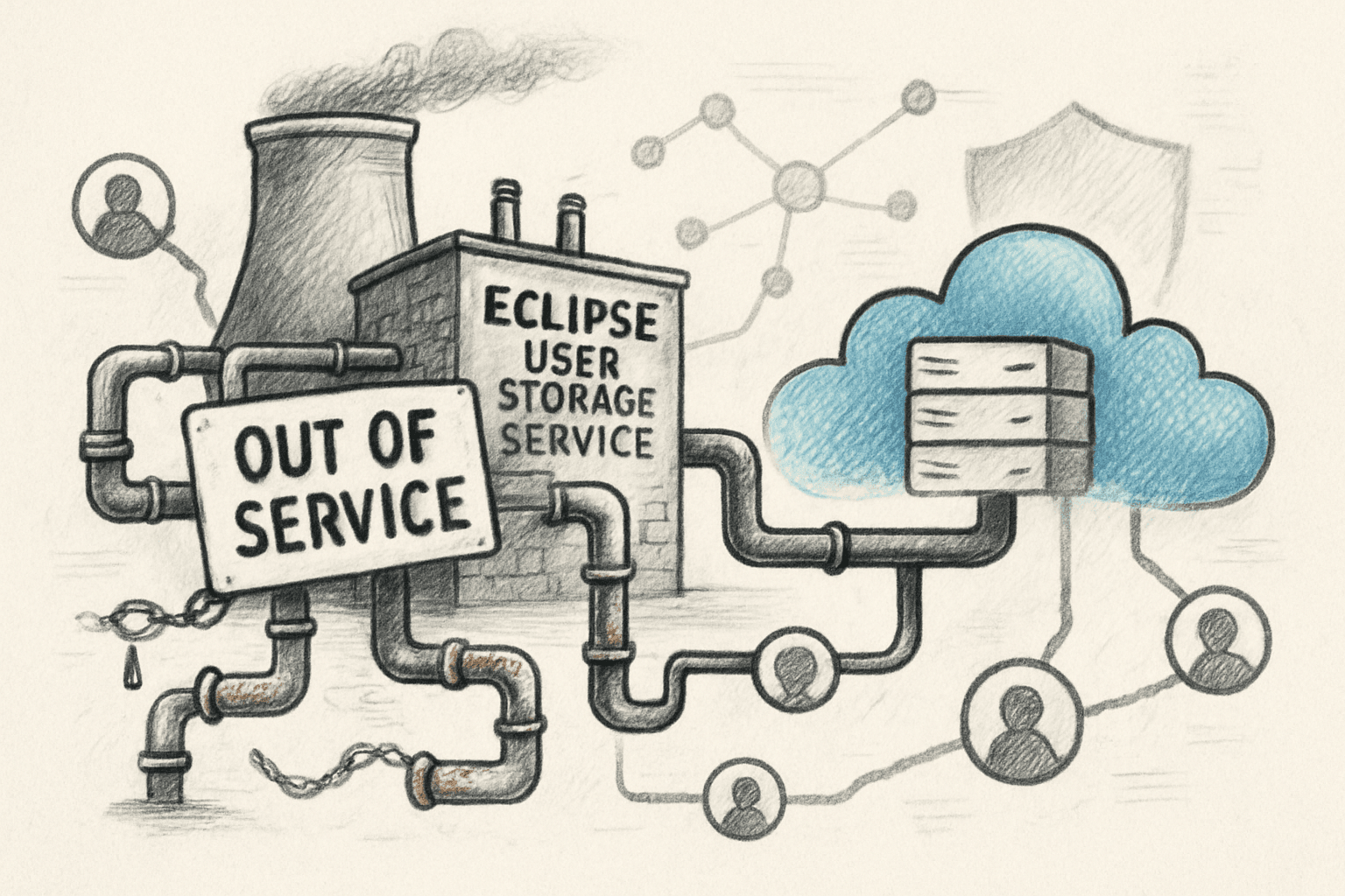 Illustration for Announcing the Deprecation of the Eclipse User Storage Service (USS) API and SDK