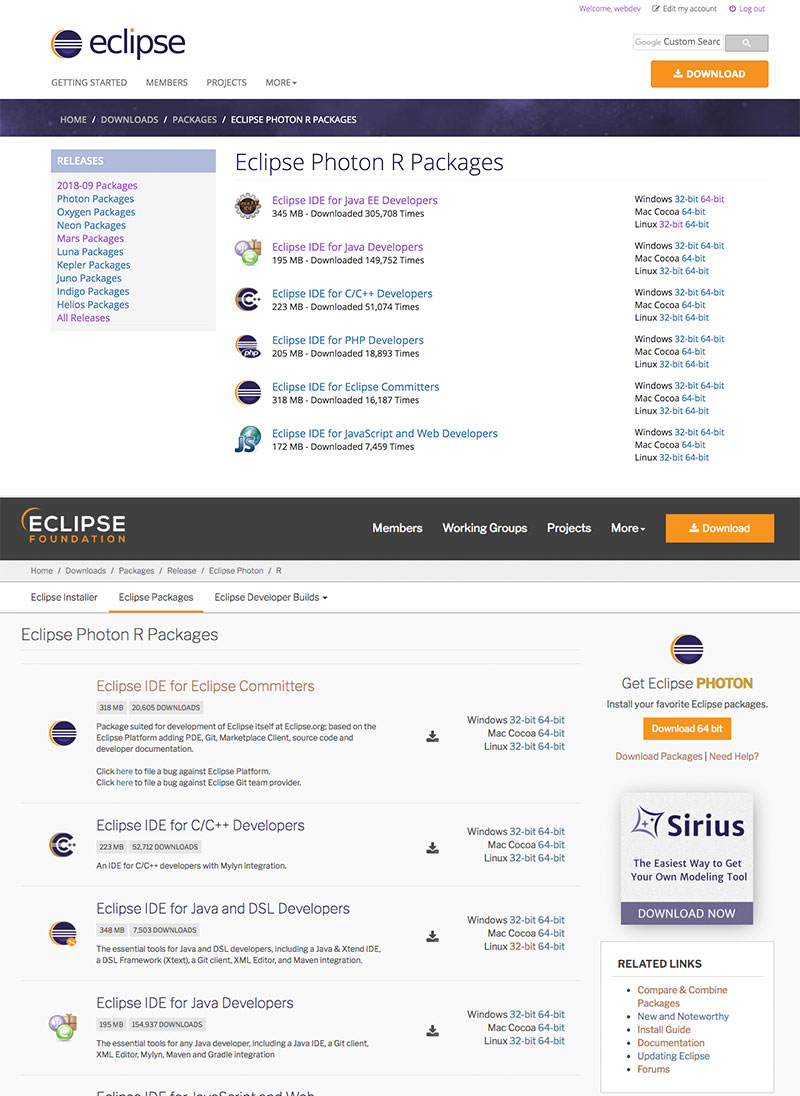Eclipse.org new home page